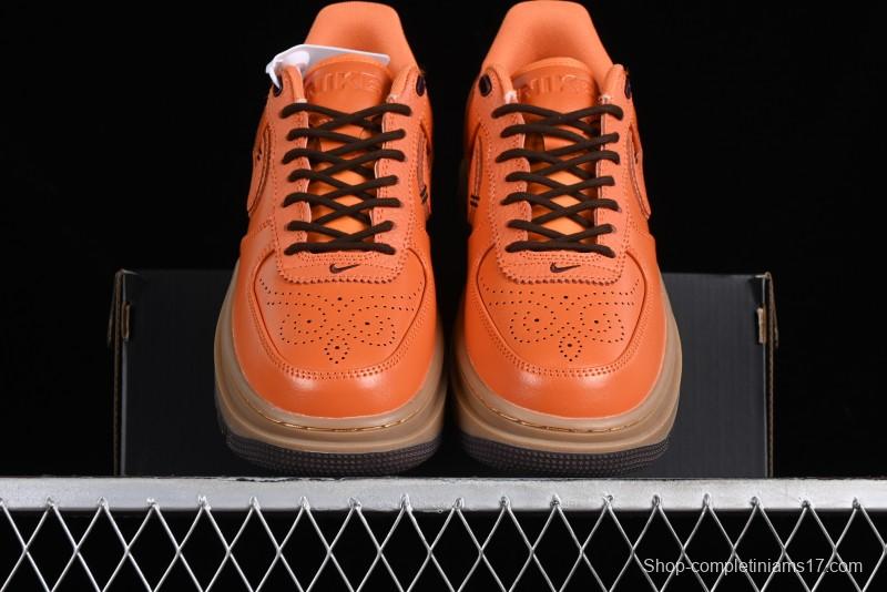 Nike Air Force 1 Low Luxe Casual Sneakers with Thick Sole and Waterproof Design - DM2451-800