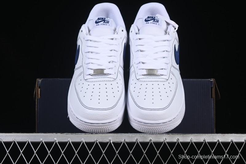 Nike Air Force 1'07 Low Casual Sneakers with Full-Length Air Cushion - HQ2037-100