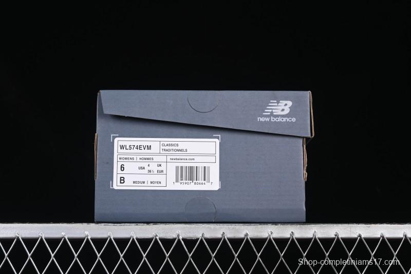 New Balance 574 Series Retro Casual Running Shoes - WL574EVM