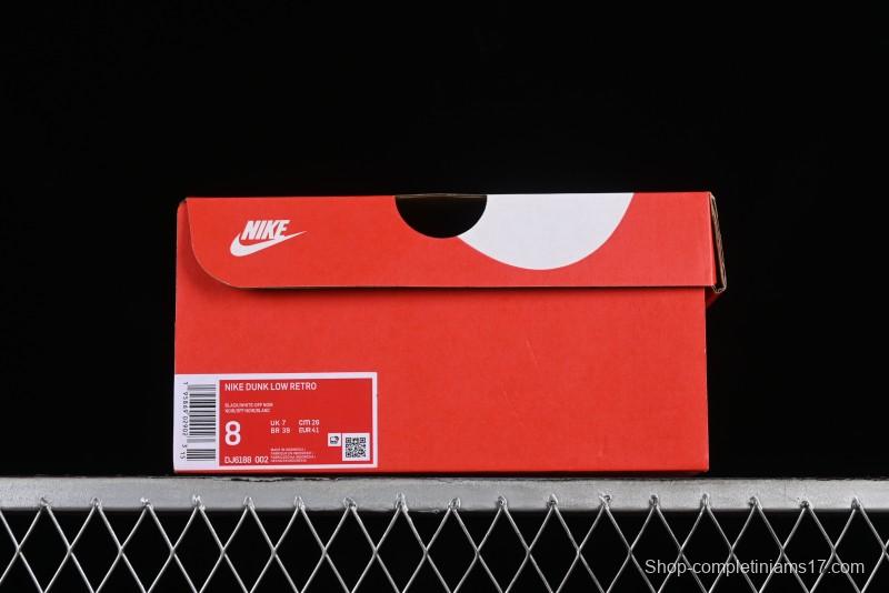 Nike Dunk Low Retro SB Skateboarding Shoes in Black & White - DJ6188-002