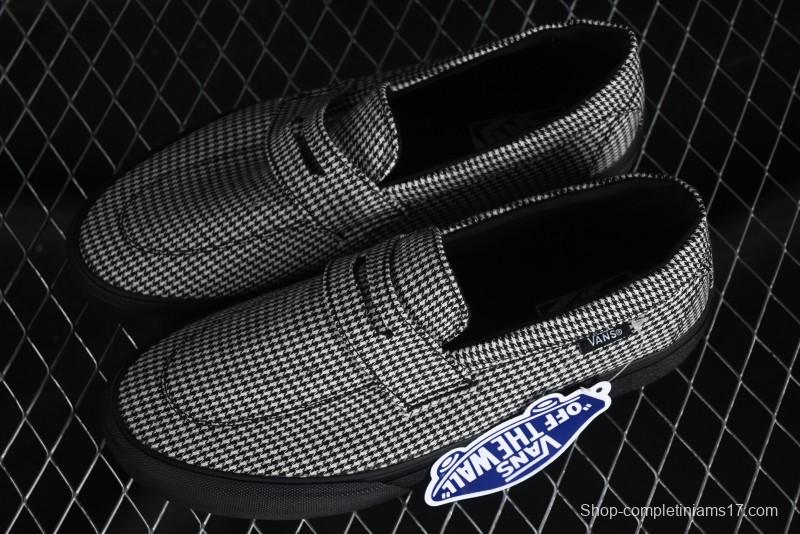 Vans Demons Style 53 Black White Retro Houndstooth Loafers - VN000CQPYER