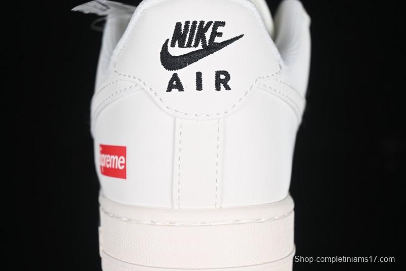 Nike Air Force 1 '07 Low Supreme Collaboration Casual Sneakers with Dual-Color Sole - XZ6188-017