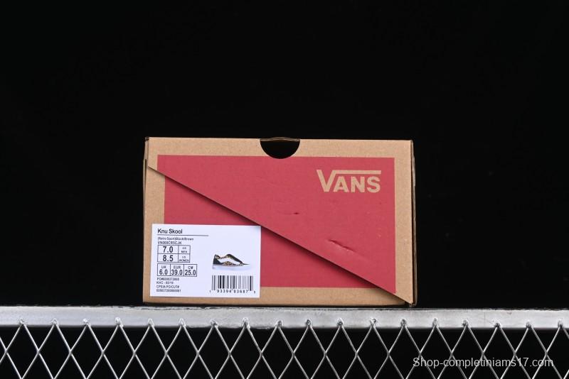 Vans Knu Skool Low Top Casual Sneakers in Leopard Print - VN000CR5CJK