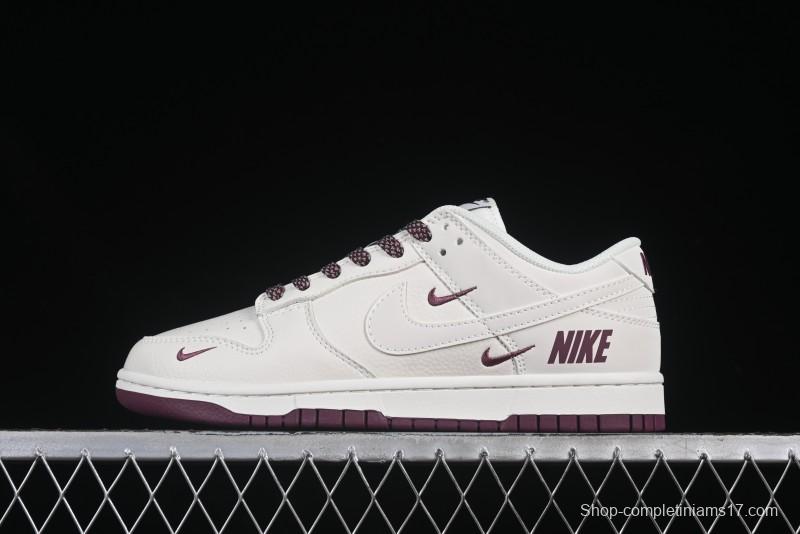Nike SB Dunk Low Retro Skate Shoes in Burgundy Red - NK5639-322