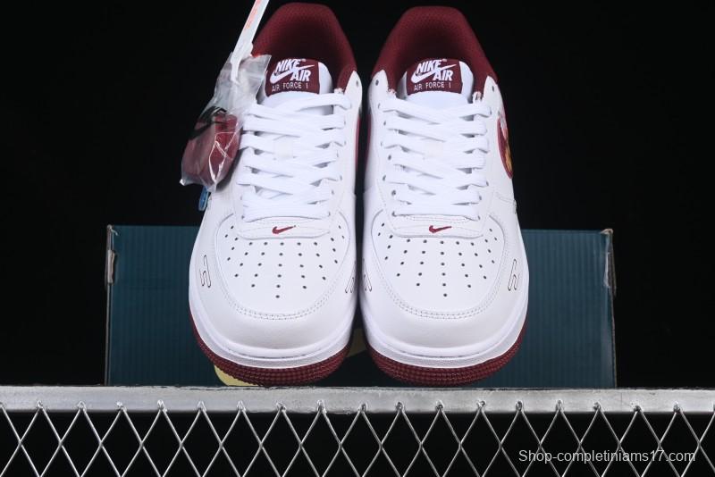 Nike Air Force 1 '07 Low "Nezha" 2D Hand-Painted Doodle Casual Sneakers with Full-Length Air Cushion - FV5988-105