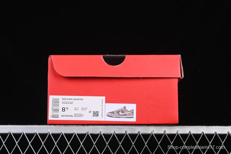 Nike SB Dunk Low Supreme Year of the Snake Limited Edition Anniversary Custom Casual Skate Shoes - AG3702-851