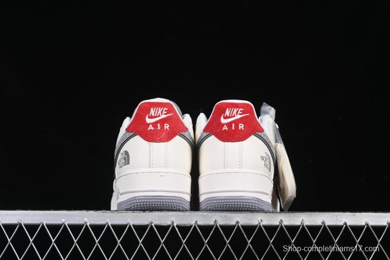 Nike Air Force 1 '07 Low The North Face x CDG Retro Casual Sneakers with Full-Length Air Cushion - DM6688-049