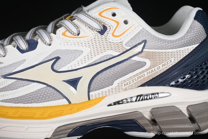 Mizuno Halo Mix Fabric Breathable Low-Top Casual Running Shoes - D1GH240810