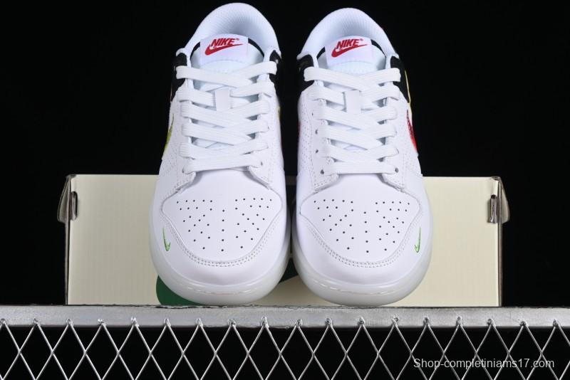 Nike SB Dunk Low Multi-Color Crystal Anniversary Customized Low-Top Casual Skate Shoes - JH8039-935