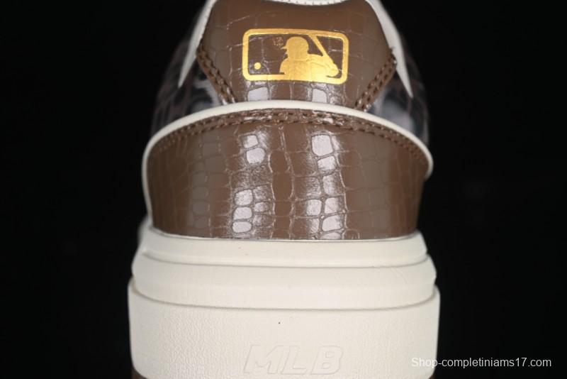 New York Yankees Chunky Liner Lux Leopard Thick Sole Casual Running Shoes - 3ASXCLE4N43BGS