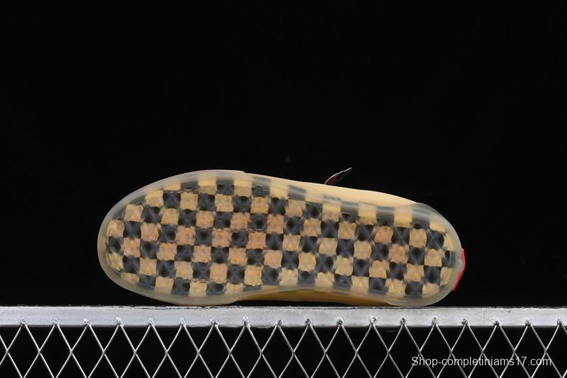 Palm Angels x Vans Sk8-Mid Mid-Top Casual Skate Shoes with Vintage-Inspired Design - VN000CRPGRN