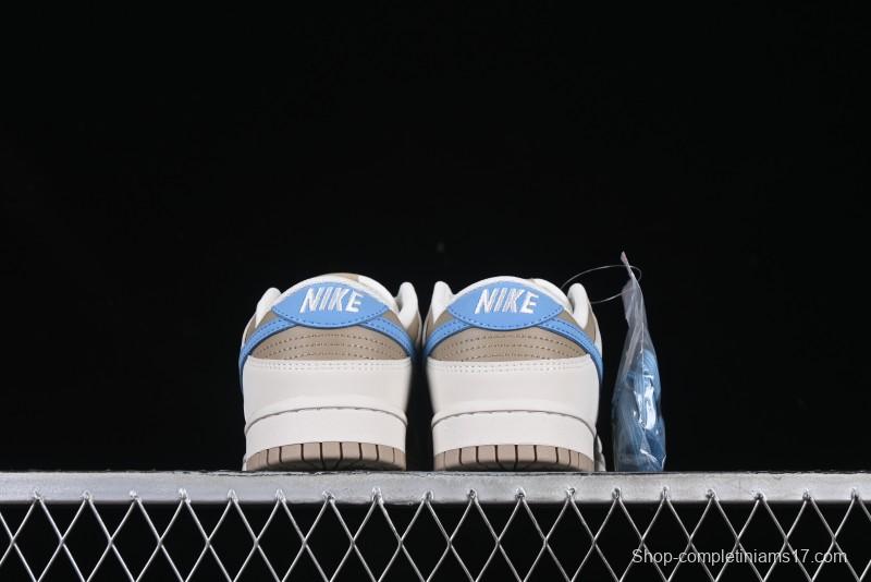 Nike Dunk Low Retro Premium Casual Sneakers in Caramel Cream - HQ1175-240