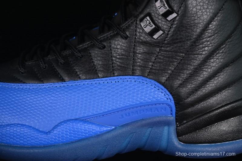 Nike Air Jordan 12 Retro Basketball Shoes with Game Royal Colorway - 130690-014
