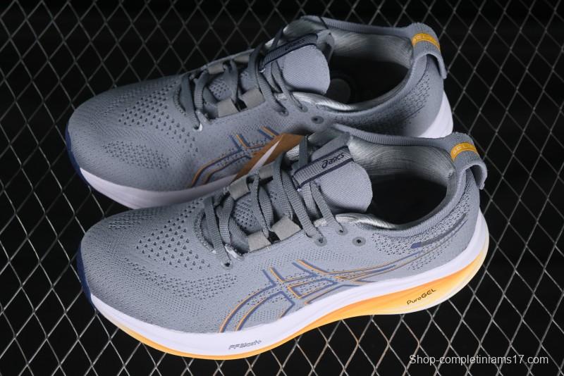 Asics Gel-Nimbus 26 Retro Breathable Casual Shoes Cushioned Men's Durable Running Shoes - 1011B794-020