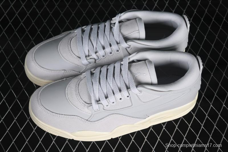 Nike Air Jordan 4 Remastered Sneakers with Textile Mesh Leather and Suede Upper - FQ7940-001