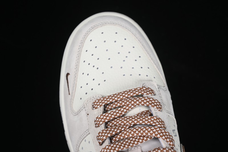 Nike SB Dunk Low Fendi Collaboration Anniversary High-End Custom Low-Top Casual Skate Shoes - DJ2024-057