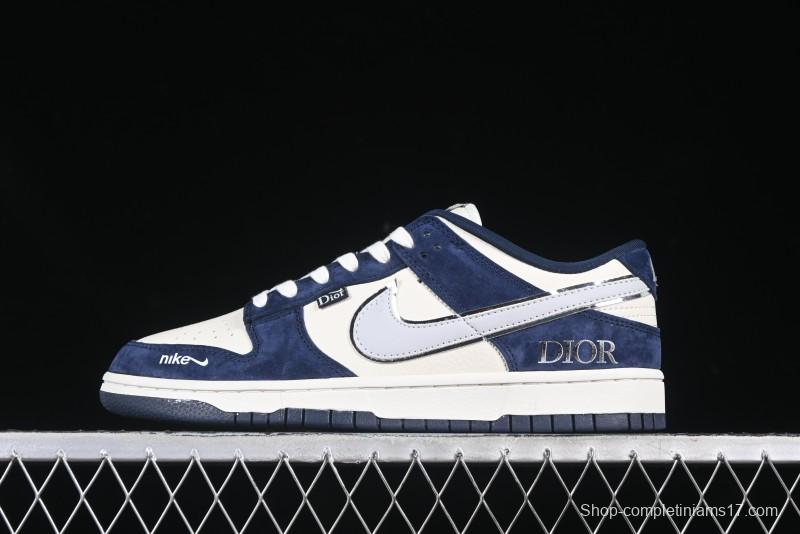 Nike SB Dunk Low Dior Collection Anniversary Custom Low-Top Casual Skate Shoes - KK1333-033