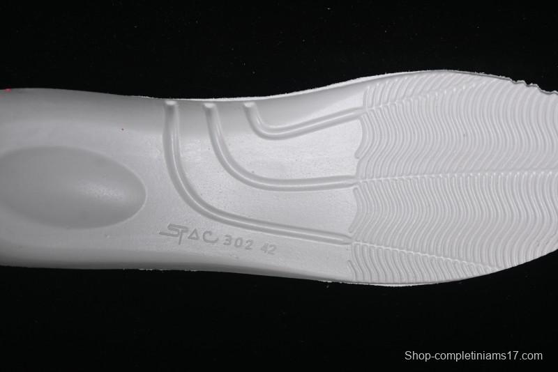 Alexander McQueen Oversized Sneakers with Red Suede Heel Detail - D.E5