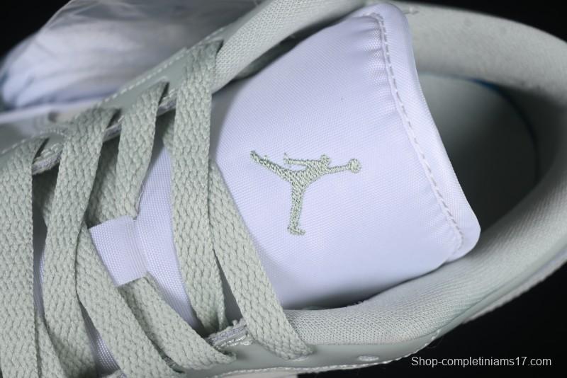 Nike Air Jordan 1 Low AJ1 Amber Green Low-Top Casual Sneakers - HF4078-100