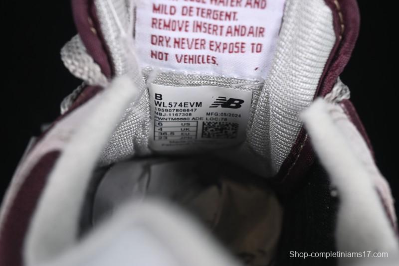 New Balance 574 Series Retro Casual Running Shoes - WL574EVM