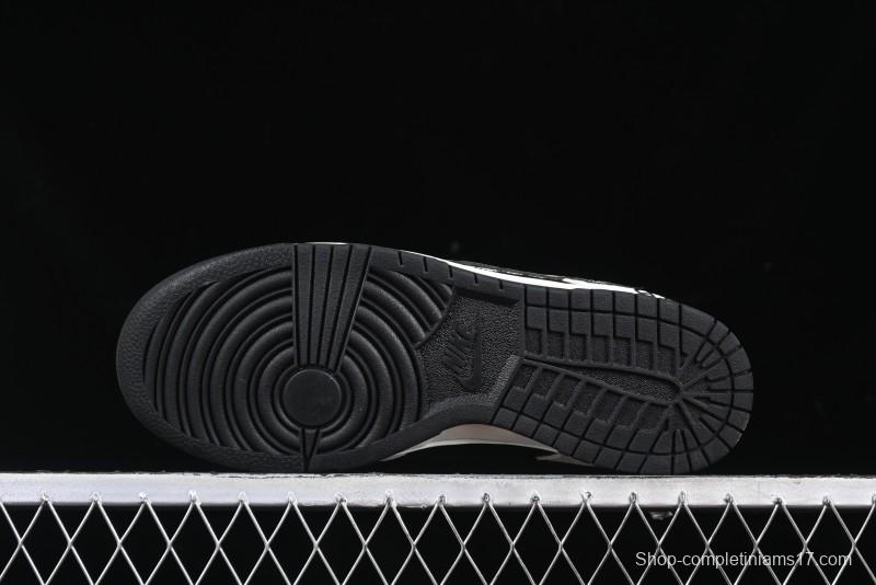 Nike SB Dunk Low Lightning Collaboration Daisy White Swoosh Anniversary Custom Low-Top Casual Skate Shoes - DJ2024-073