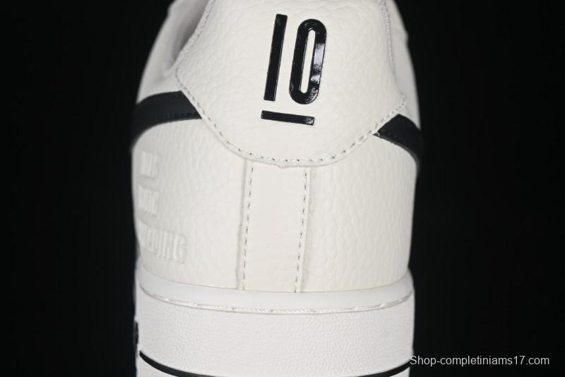 Nike Air Force 1 '07 Low Ted x Portland Triple Collaboration Reflective Black Casual Sneakers - DD8959-706