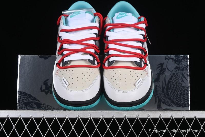 Nike Dunk Low Panda Prank CNY Year of the Dragon Limited Edition SB Low-top Casual Sneakers - DV0831-101