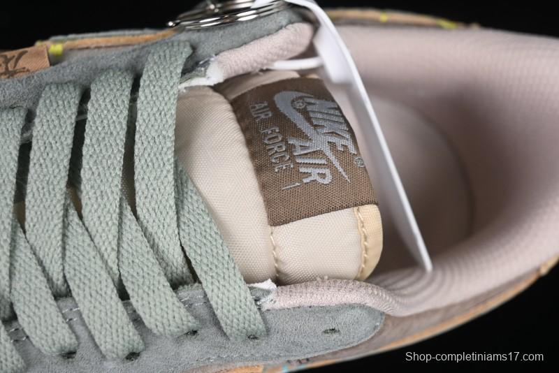 Nike Air Force 1'07 Low "Kakarot" Dragon Ball Z Custom Casual Sneakers for Autumn Winter - CD1212-666