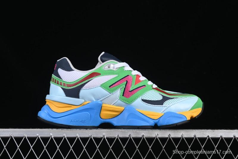 New Balance 9060 Retro Casual Running Sneakers with ABZORB Cushioning Technology - U9060NBN