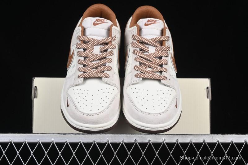 Nike SB Dunk Low Fendi Collaboration Anniversary High-End Custom Low-Top Casual Skate Shoes - DJ2024-057