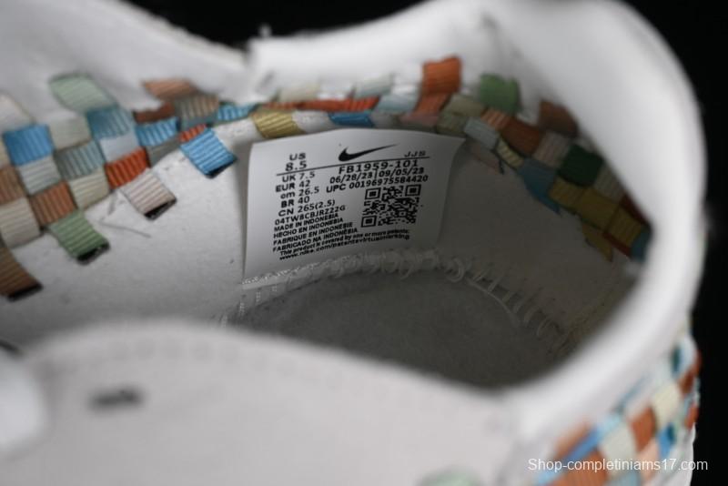 Nike Air Footscape Woven Asymmetrical Woven Slip-Resistant Abrasion-Resistant Low-Top Lifestyle Casual Shoes - FB1959-101