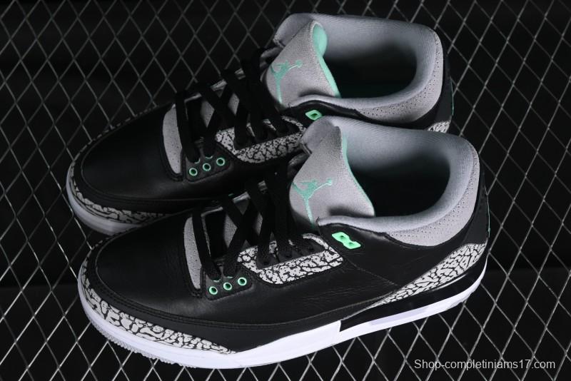 Nike Air Jordan 3 Retro Sneakers Green Glow - CT8532-031