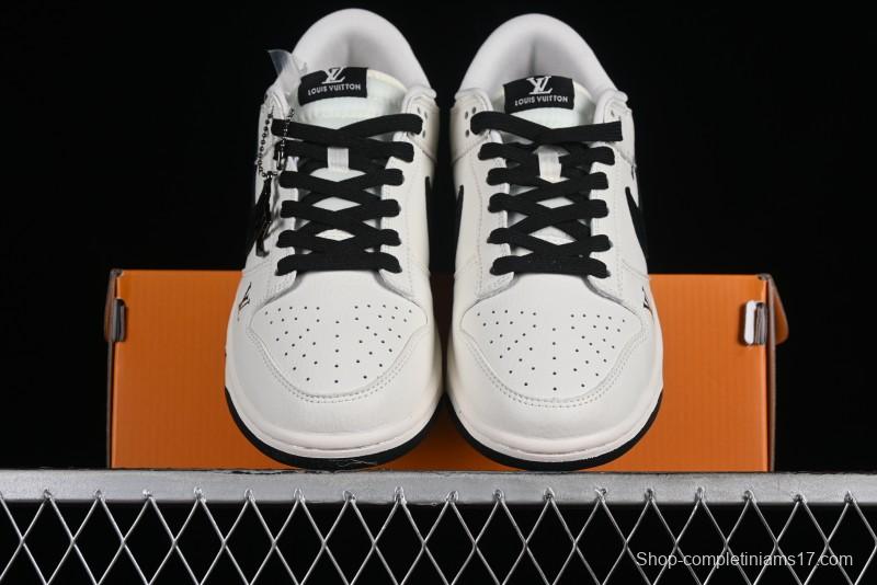 Nike Dunk Low LV Collaboration - Black Lamborghini SB Low Top Casual Sneakers - FC1688-190