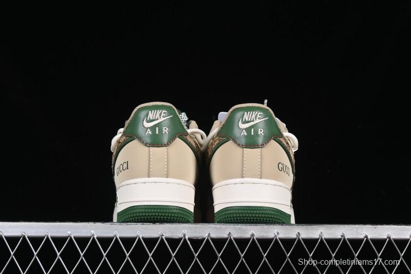 Nike Air Force 1 '07 Low Gucci Collaboration Lace-Up Low-Top Casual Sneakers - SJ1198-102