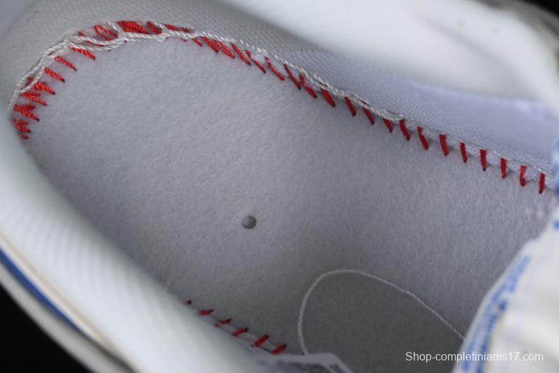 Nike Air Force 1 '07 Low Bape Collaboration Beige Blue Gum Pull Tab Casual Sneakers - SJ1198-112