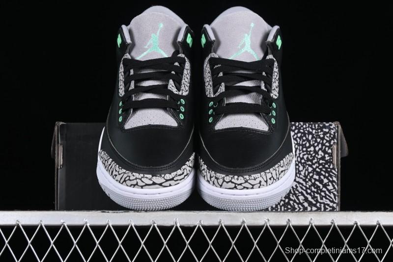 Nike Air Jordan 3 Retro Sneakers Green Glow - CT8532-031