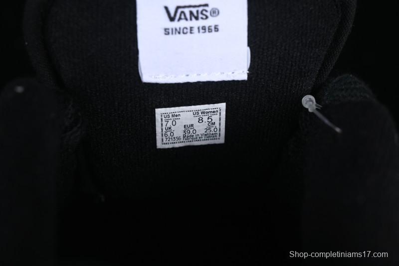 Vans Knu Skool Low-Top Retro Casual Vulcanized Sneakers in Grey Black - VN0009QCBDS