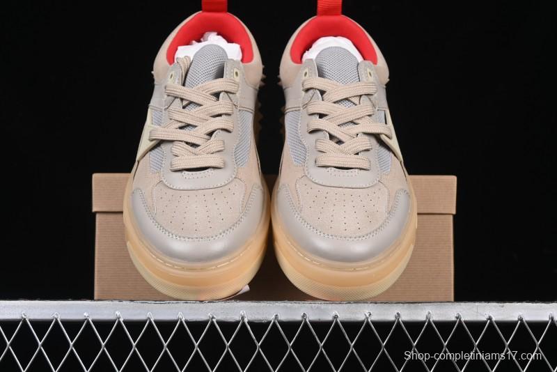 Christian Louboutin Funnyto Flat Comfortable Fashion Low Top Sneakers in Taupe - X.D4