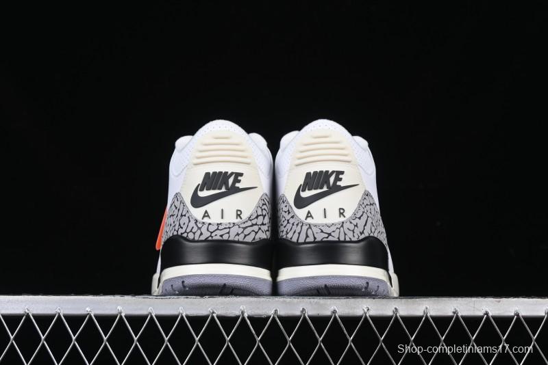 Nike Air Jordan 3 Retro White Cement Reimagined Basketball Shoes - DN3707-100