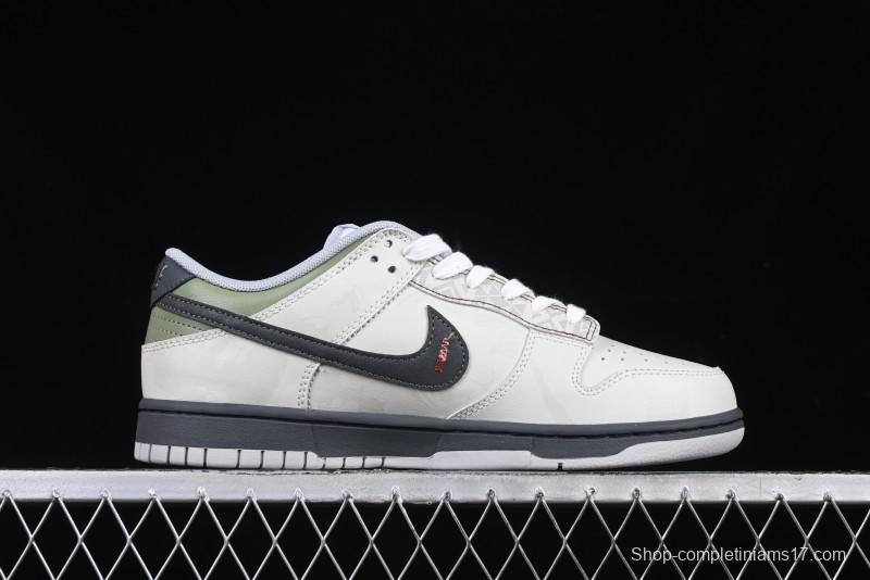 Nike Dunk Retro Low Grey Fog Panda Prank Mountain Theme Casual Sneakers - DD1391-103