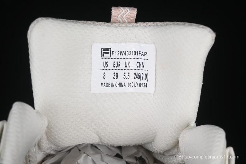 Fila Fusion Retro Mars Running Shoes with Lace-Up Design - F12W432101FAP