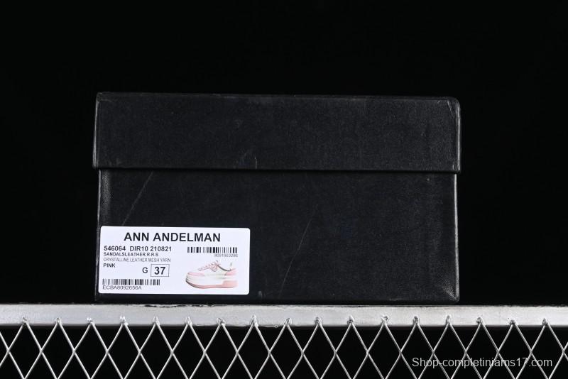 ANN ANDELMAN Pink White Chunky Retro Low-Top Sneakers - 210821