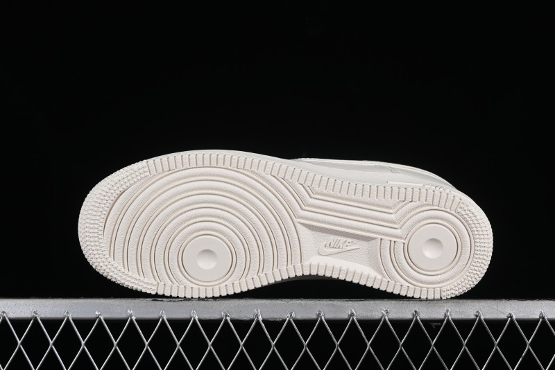 Nike Air Force 1 '07 Low Classic Khaki Mini Swoosh Starry Sky Low-Top Casual Sneakers - MJ0319-027