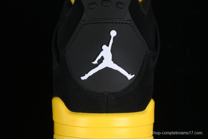 Nike Air Jordan 4 Retro Basketball Shoes Thunder - DH6927-017
