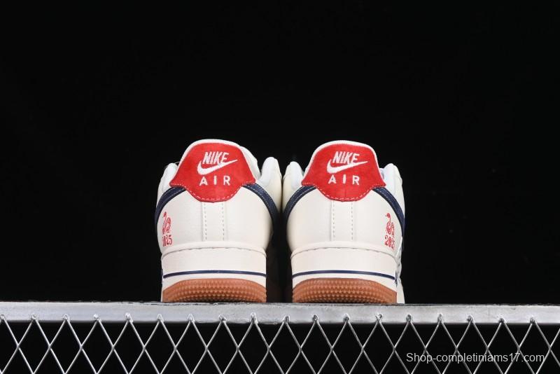 Nike Air Force 1 '07 Low Stussy Collaboration Year of the Snake Limited Edition Red Snake Low-Top Casual Sneakers - XS1958-502