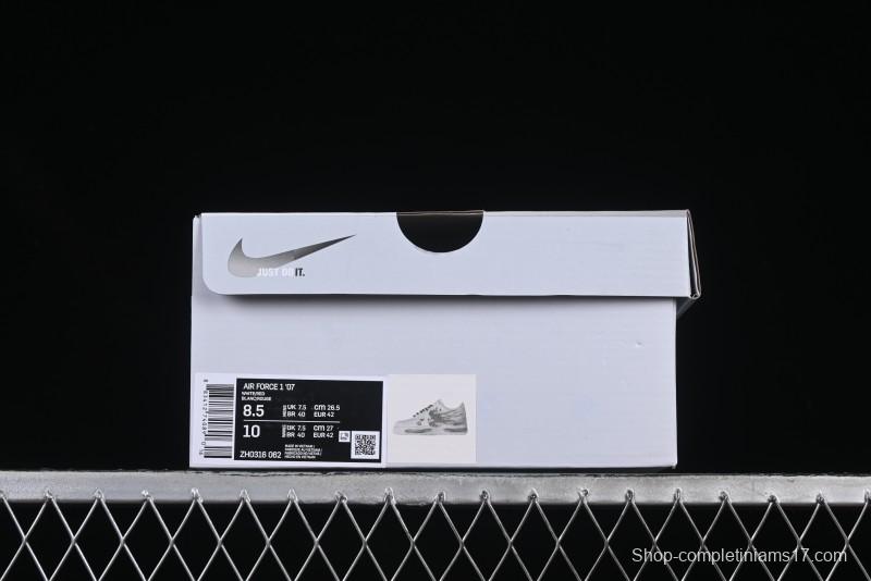 Nike Air Force 1 '07 Low Casual Sneakers with Chinese Ink Painting Design - ZH0316-062