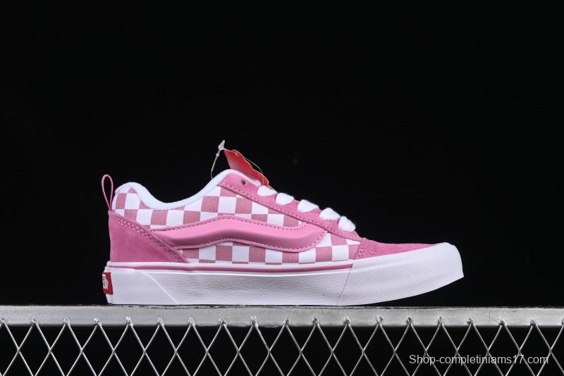 Vans Knu Skool Low-Top Retro Chunky Sneakers with Original Big Logo - VN000CRPBAK