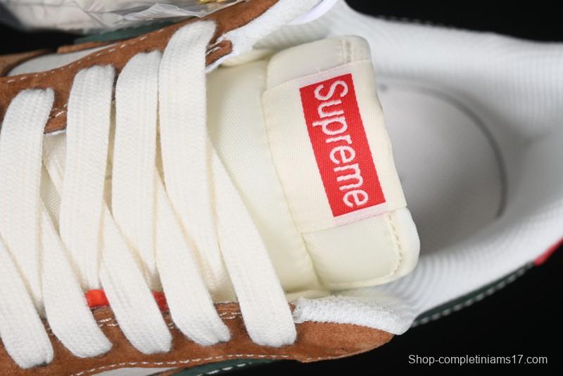 Nike Air Force 1 '07 Low Supreme Year of the Snake Limited Edition Green Brown Double Swoosh Casual Sneakers - DM6688-025