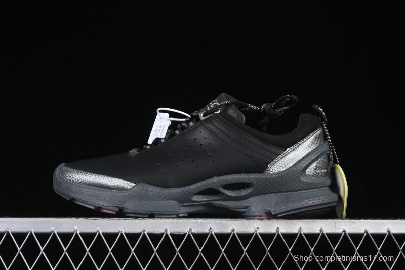 ECCO BIOM C Classic Genuine Leather Breathable Slip-Resistant Running Shoes - 09150451707