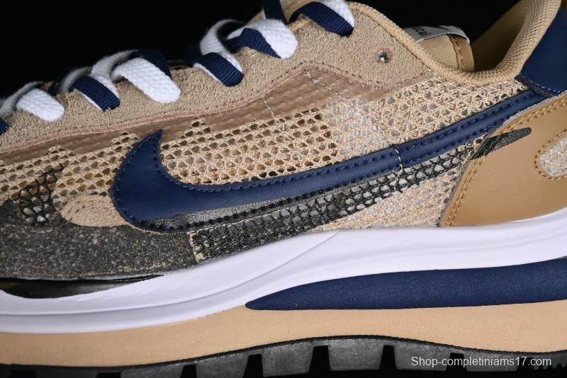 Nike Sacai VaporWaffle 3.0 Deconstructed Running Shoes with Layered Sole - CV1363-102